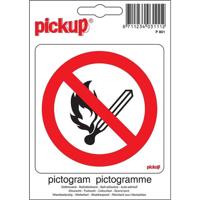 Pictogram 10 x 10 cm Sticker Bochtig Pickup - Pickup - thumbnail