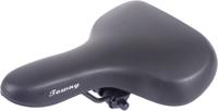 Edge Fietszadel towny met memory foam - zwart - thumbnail