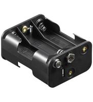 Goobay 11467 Batterijhouder Aantal cellen: 6 AA (penlite) Drukknopaansluiting (l x b x h) 58 x 28 x 47 mm - thumbnail