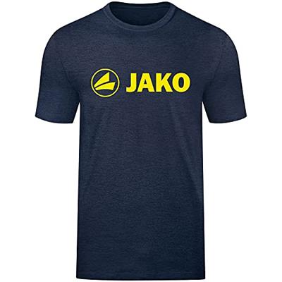 JAKO 6160K T-Shirt Promo Kids - Marine Gemeleerd/Fluo Citroen - 152