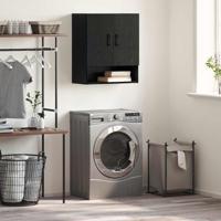 Wandkast Zwart eiken 60 x 31 x 70 cm Bewerkt hout - thumbnail