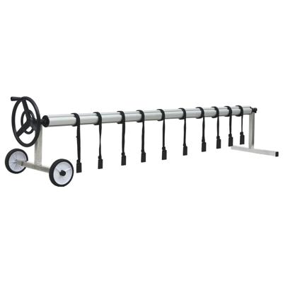 Zwembadhoesroller met roestvrijstalen frame