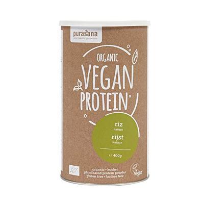 Purasana Vegan Protein Poeder Rijst Naturel - thumbnail