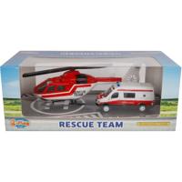 2 Play ambulanceset diecast 2 delig - thumbnail