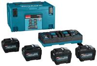 Makita accu startset xgt dc40rb/4xbl4080f - thumbnail