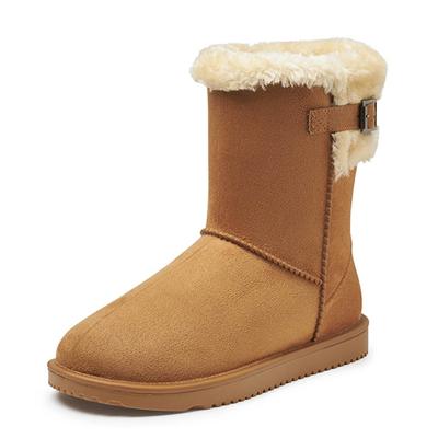 Gevavi NV01 Neva gevoerd dameslaars (Kleur: camel, Schoenmaat: 39)