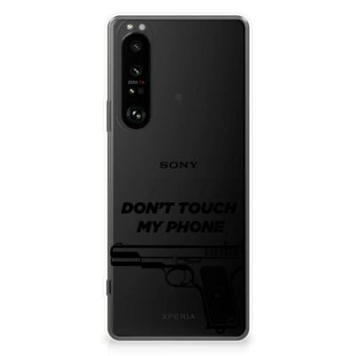 Sony Xperia 1 III Silicone-hoesje Pistol DTMP Sony Xperia 1 III Silicone-hoesje Pistol DTMP