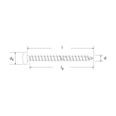 Fischer 657361 Verzinkkopschroef 3.5 mm 20 mm T Galvanisch verzinkt 200 stuk(s)