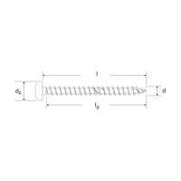 Fischer 657361 Verzinkkopschroef 3.5 mm 20 mm T Galvanisch verzinkt 200 stuk(s) - thumbnail