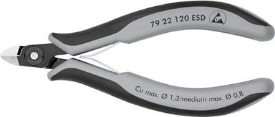 Knipex 79 22 120 ESD 79 22 120 ESD ESD Zijkniptang Zonder facet 120 mm - thumbnail