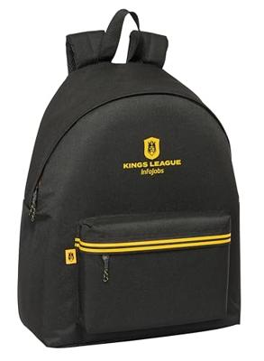 Schoolrugzak Kings League Zwart 33 x 42 x 15 cm Schoolrugzak Kings League Zwart 33 x 42 x 15 cm