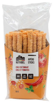 Nutribel Apero stick chili bio 60 Gram Nutribel Apero stick chili bio 60 Gram