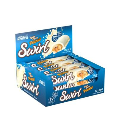 Swirl Duo Bar (White Choco Peanut - 12 x (2x30) gr) - APPLIED NUTRITION Swirl Duo Bar (White Choco Peanut - 12 x (2x30) gr) - APPLIED NUTRITION