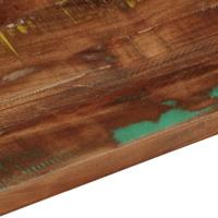 Tafelblad rechthoekig 100x50x3,8 cm massief gerecycled hout - thumbnail