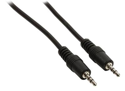 LogiLink CA1049 Jackplug Audio Aansluitkabel [1x - 1x ] 1.00 m Zwart (mat)