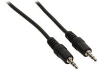 LogiLink CA1049 Jackplug Audio Aansluitkabel [1x - 1x ] 1.00 m Zwart (mat) - thumbnail
