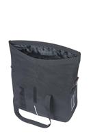 Basil Fietshandtas city mik 8 - 11 liter 19 x 30 x 26 cm - zwart - thumbnail