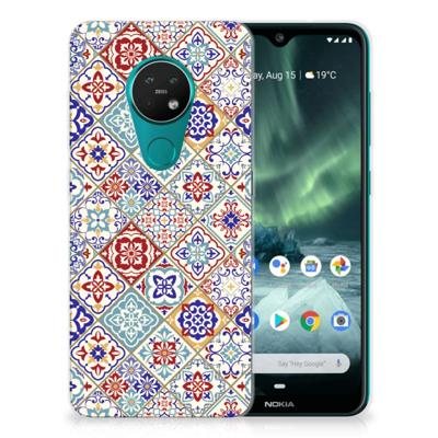 Nokia 7.2 | 6.2 TPU Siliconen Hoesje Tiles Color Nokia 7.2 | 6.2 TPU Siliconen Hoesje Tiles Color