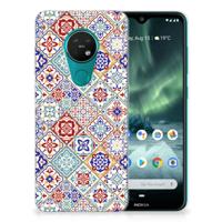 Nokia 7.2 | 6.2 TPU Siliconen Hoesje Tiles Color - thumbnail