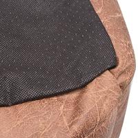vidaXL Hondenbed Kussen PU-Kunstleer Maat L Beige Honden Bed Matras Mand - thumbnail