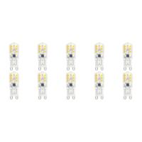 LED Lamp 10 Pack - Velvalux - G9 Fitting - Dimbaar - 3W - Warm Wit 3000K - Transparant | Vervangt 32W - thumbnail