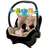 Playgro Travel Trio Musical Pram Tie hangend babyspeelgoed - thumbnail