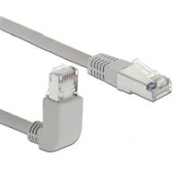 Delock 83516 RJ45 Netwerkkabel, patchkabel CAT 5e S/FTP 2.00 m Grijs 1 stuk(s) - thumbnail