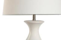 Bureaulamp Home ESPRIT Tweekleurig Keramisch 50 W 220 V 40 x 40 x 70 cm - thumbnail