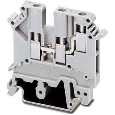 Phoenix Contact 3002225 Doorgangsserieklem 5.2 mm Schroeven Grijs 50 stuk(s)