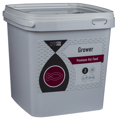 Vivani Grower 3mm Visvoer - Gezonde Groei Vijvervissen - Premium 5L Emmer