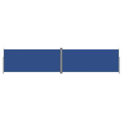 Tuinscherm uittrekbaar 220x1000 cm blauw Tuinscherm uittrekbaar 220x1000 cm blauw