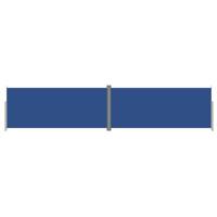 VidaXL Windscherm uittrekbaar 220x1000 cm blauw - thumbnail