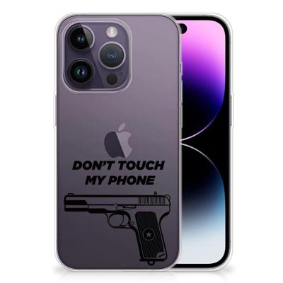 Apple iPhone 14 Pro Silicone-hoesje Pistol DTMP Apple iPhone 14 Pro Silicone-hoesje Pistol DTMP