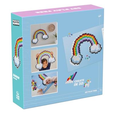 PlusPlus puzzle by number regenboog: 500 stuks 3913 PlusPlus puzzle by number regenboog: 500 stuks 3913