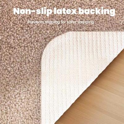 VidaXL Antislip badmat crème 60 x 90 cm pp
