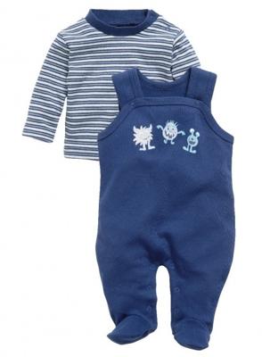 Schnizler boxpakje Kleine Monsters jongens navy 2-delig