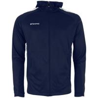 Stanno 408024 First Hooded Full Zip Top - Navy-White - XL - thumbnail