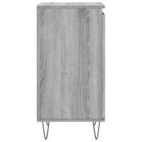 Dressoirs 2 st 40x35x70 cm bewerkt hout grijs sonoma - thumbnail