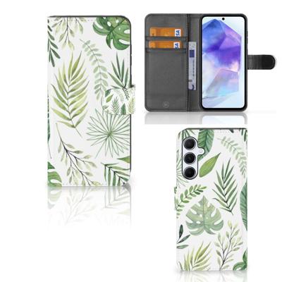 Samsung Galaxy A55 Hoesje Leaves Samsung Galaxy A55 Hoesje Leaves