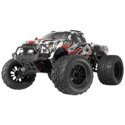 Reely New2 BL Super Combo Brushless 1:10 RC auto Elektro Monstertruck 4WD 100% RTR 2,4 GHz Incl. accu, oplader en batterijen voor de zender Reely New2 BL Super Combo Brushless 1:10 RC auto Elektro Monstertruck 4WD 100% RTR 2,4 GHz Incl. accu, oplader en batterijen voor de zender