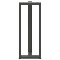 Bartafelpoten 2 st T-vormig 40x35x(100-101) cm staal antraciet - thumbnail