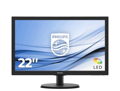 Philips 223V5LHSB2 zonder luidspreker (VGA+HDMI, TN panel) 21,5 inch Nein