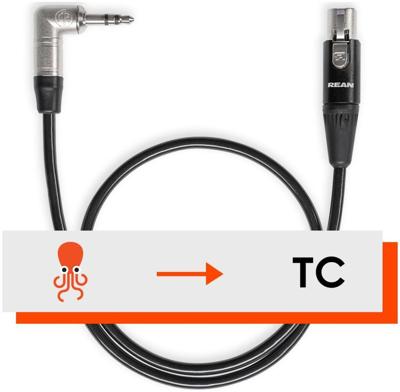 Tentacle Sync to TA3 Timecode Cable Tentacle Sync to TA3 Timecode Cable