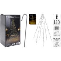 Vlaggenmast Verlichting everlands kunstkerstboomvorm 8m - thumbnail