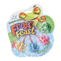 Raamloper Kikker met Tong 4 stuks - thumbnail