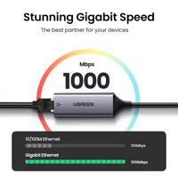 Ugreen USB-C 3.1 naar Gigabit Ethernet Adapter - thumbnail