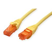 ROLINE Patchkabel Cat.6 UTP, Component Level, LSOH, geel, 1 m - thumbnail