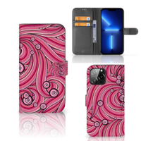 iPhone 13 Pro Max Hoesje Swirl Pink - thumbnail
