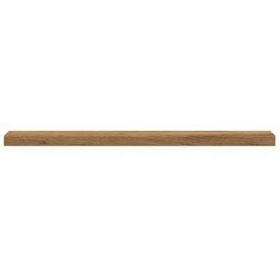 Wandschappen 4 st 40x10x1,5 cm bewerkt hout artisanaal eiken