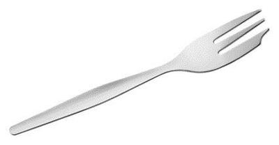 Gebaksvork amefa k09 140mm chroomstaal 12st